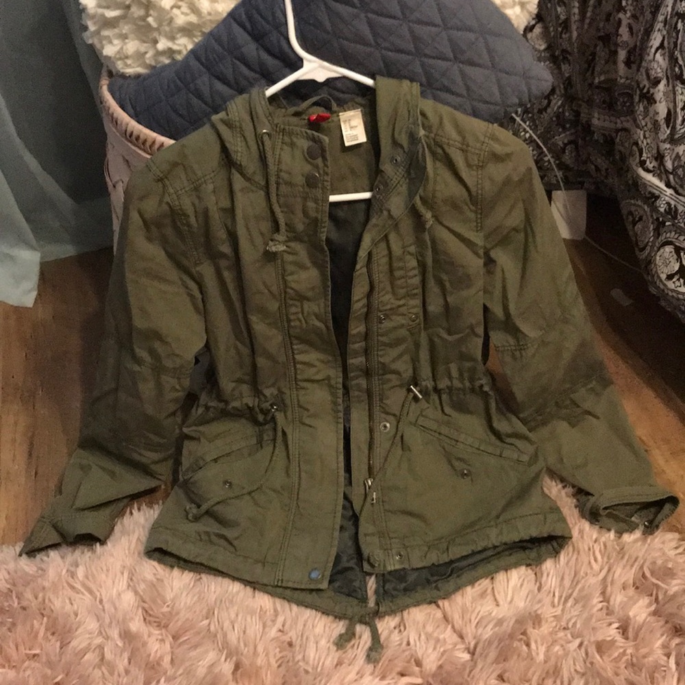 Army green jacket